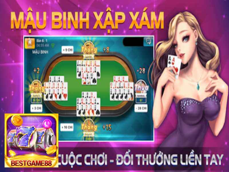 Luật chơi bài mậu binh Bestgame88 Casino 